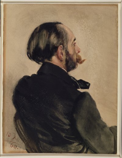 Richard, the Brother of the Artist by Adolph Menzel